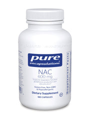 Load image into Gallery viewer, Pure Encapsulations NAC (N-Acetyl-l-Cysteine) 600 mg. - 90/180/360 Capsules