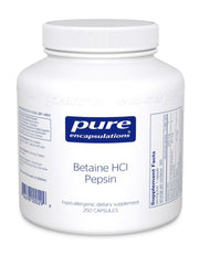 Load image into Gallery viewer, Pure Encapsulations Pure Encapsulation Betaine HCL and Pepsin - 250 Capsules