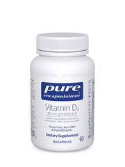 Load image into Gallery viewer, Pure Encapsulations Vitamin D3 25 mcg (1,000 IU) - 60/120/250 Capsules