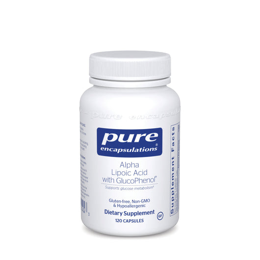 Pure Encapsulations Alpha Lipoic Acid with GlucoPhenol® - 120 Capsules