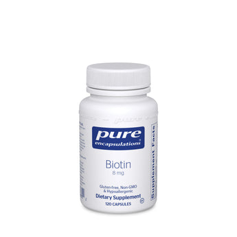Pure Encapsulations Biotin 8 mg. - 60/120 Capsules