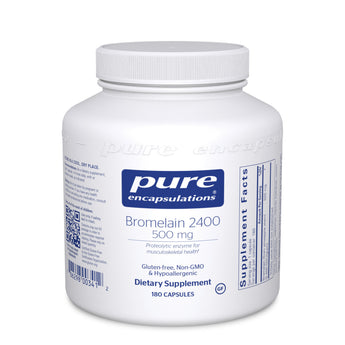 Pure Encapsulations Bromelain 2400 500 mg. - 60/180 Capsules