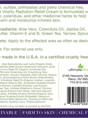 Load image into Gallery viewer, Ultimate Vitality - Dermavitality Radiation Relief Cream 6 Ounces
