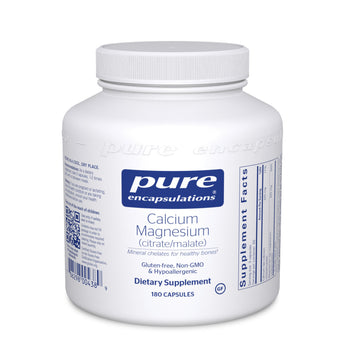 Pure Encapsulations Calcium Magnesium (citrate/malate) - 180 Capsules