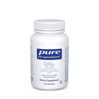 Pure Encapsulations CoQ10 120 mg. - 30/60/120 Capsules