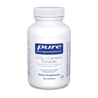 Pure Encapsulations CoQ10 l-Carnitine Fumarate - 120 Capsules