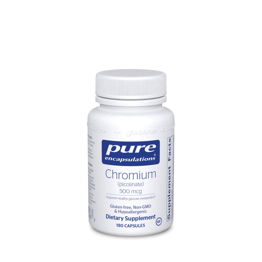 Pure Encapsulations Chromium (picolinate) 500 mcg. - 60/180 Capsules