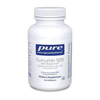 Pure Encapsulations Curcumin 500 with Bioperine - 60/120 Capsules