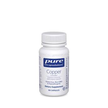 Pure Encapsulations Copper (citrate) - 60 Capsules