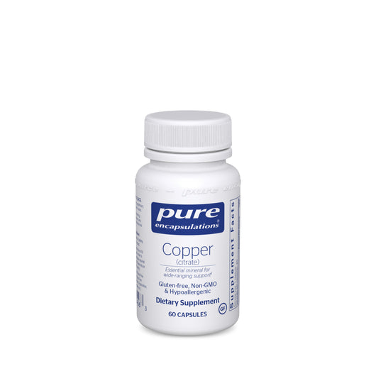 Pure Encapsulations Copper (citrate) - 60 Capsules