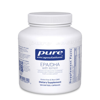 Pure Encapsulations EPA/DHA with lemon - 120 Capsules