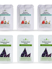 Load image into Gallery viewer, Radiation Burn Cream Oncology Hand Foot Cream Combo Travel Sample Packs
