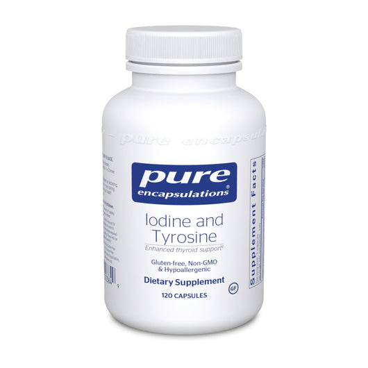 Pure Encapsulations Iodine and Tyrosine - 120 Capsules