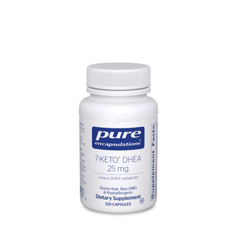 Pure Encapsulations 7-Keto DHEA 25 mg. - 60/120 Capsules