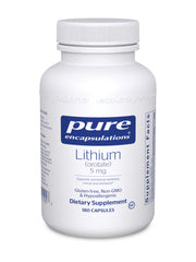 Load image into Gallery viewer, Pure Encapsulations Lithium (orotate) 5 mg - 90/180 Capsules
