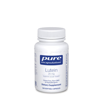 Pure Encapsulations Lutein 20 mg. - 60/120 Capsules