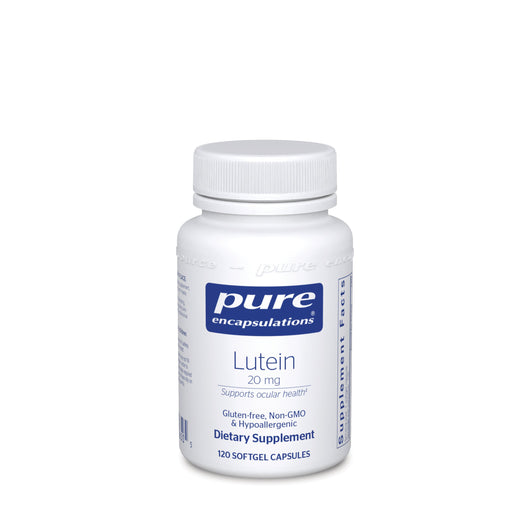 Pure Encapsulations Lutein 20 mg. - 60/120 Capsules