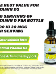 Load image into Gallery viewer, Micellized Vitamin D3 Liquid 1200 IU 750 Servings
