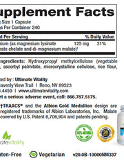 Load image into Gallery viewer, MagVitality Di-Magnesium Malate and Magnesium Glycinate – 240 Vegetarian Capsules
