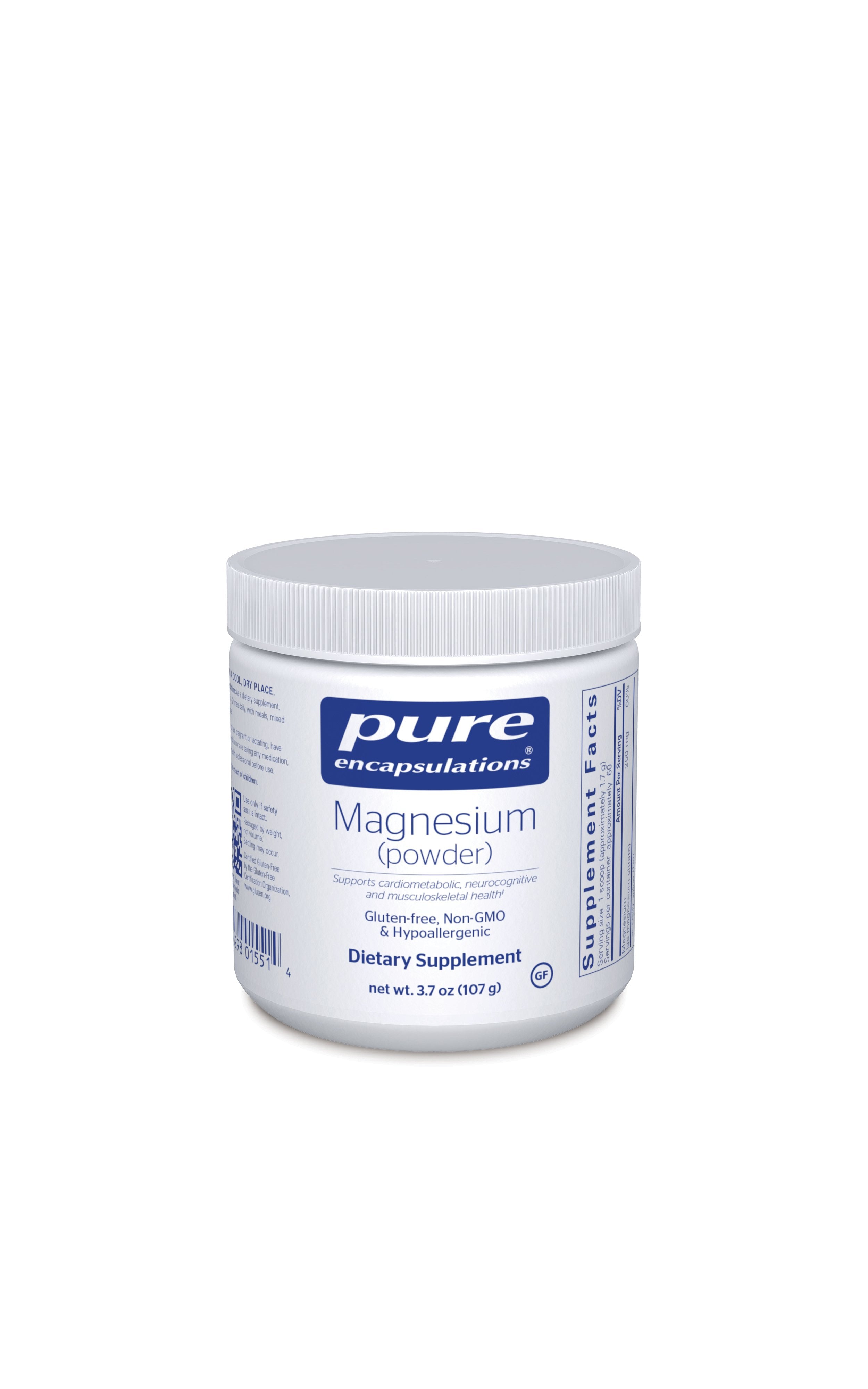 Pure Encapsulations Magnesium (powder) - 107 Grams | Ultimate Vitality