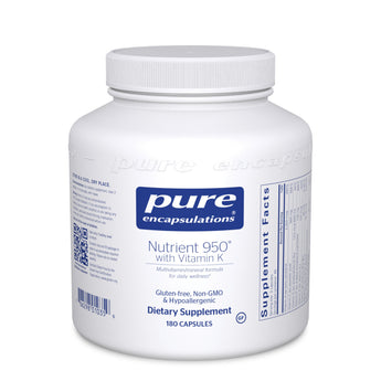 Pure Encapsulations Nutrient 950® with Vitamin K - 180 Capsules