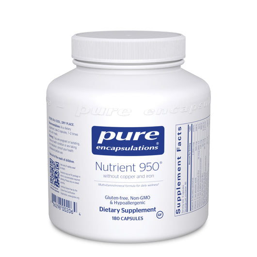 Pure Encapsulations Nutrient 950® without Copper & Iron - 90/180 Capsules