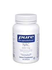 Load image into Gallery viewer, Pure Encapsulations NAC (N-Acetyl-l-Cysteine) 600 mg. - 90/180/360 Capsules
