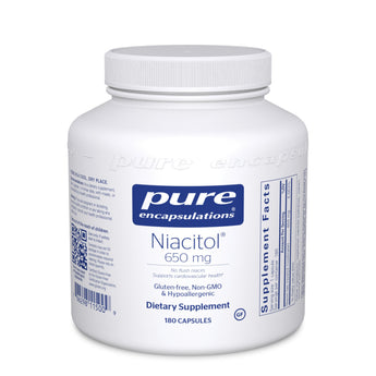 Pure Encapsulations Niacitol® (no-flush niacin) 650 mg - 180 Capsules