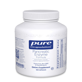Pure Encapsulations Pancreatic Enzyme - 60/180 Capsules