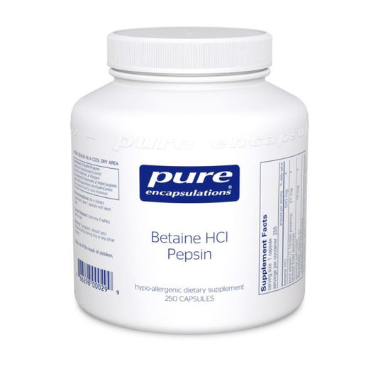 Pure Encapsulations Pure Encapsulation Betaine HCL and Pepsin - 250 Capsules