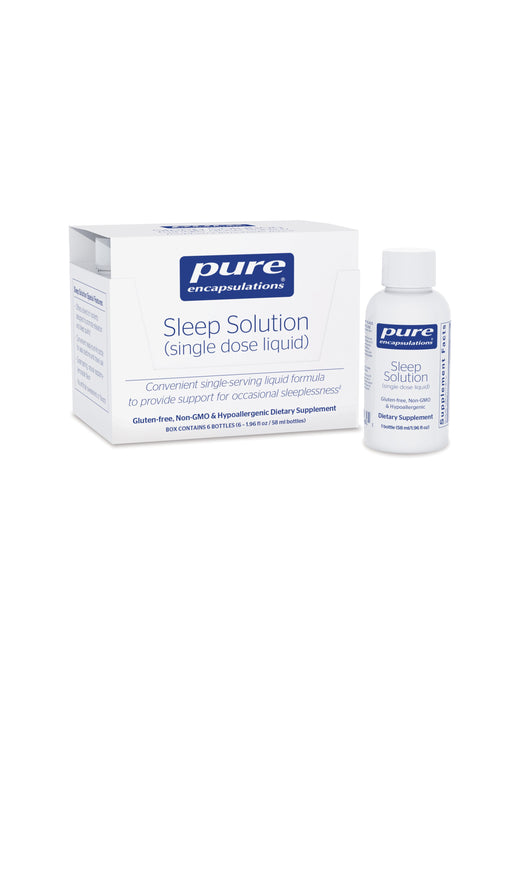 Pure Encapsulations Sleep Solution (single dose liquid) - Box of 6 - 58 ml