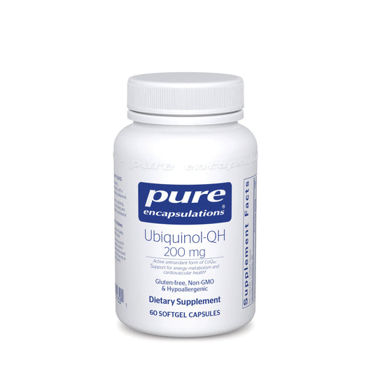 Pure Encapsulations Ubiquinol-QH 200 mg - 60 Capsules