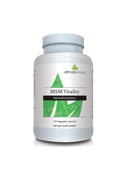 Load image into Gallery viewer, Ultimate Vitality MSM Vitality High Potency MSM 120 Vegetarian Capsules
