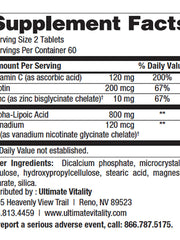 Load image into Gallery viewer, Ultimate Alpha Lipoic Acid CR  Controlled Uptake Formula 120 Vegetarian Capsules
