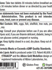 Load image into Gallery viewer, Ultimate Alpha Lipoic Acid CR  Controlled Uptake Formula 120 Vegetarian Capsules
