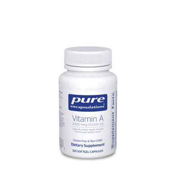 Pure Encapsulations Vitamin A 3,000 mcg (10,000 IU) - 120 Capsules