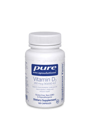 Load image into Gallery viewer, Pure Encapsulations Vitamin D3 250 mcg (10,000 IU) - 60/120 Capsules
