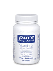Load image into Gallery viewer, Pure Encapsulations Vitamin D3 125 mcg (5,000 IU) -
