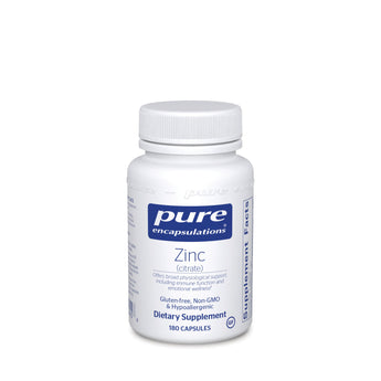 Pure Encapsulations Zinc (citrate) - 60/180 Capsules