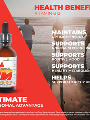 Load image into Gallery viewer, Liposomal B12 as Methylcobalamin - 2 Ounces
