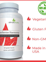 Load image into Gallery viewer, Ultimate Vitality Berberine Harmony Synergistic Phytonutrient Blend  90 Vegetarian Capsules
